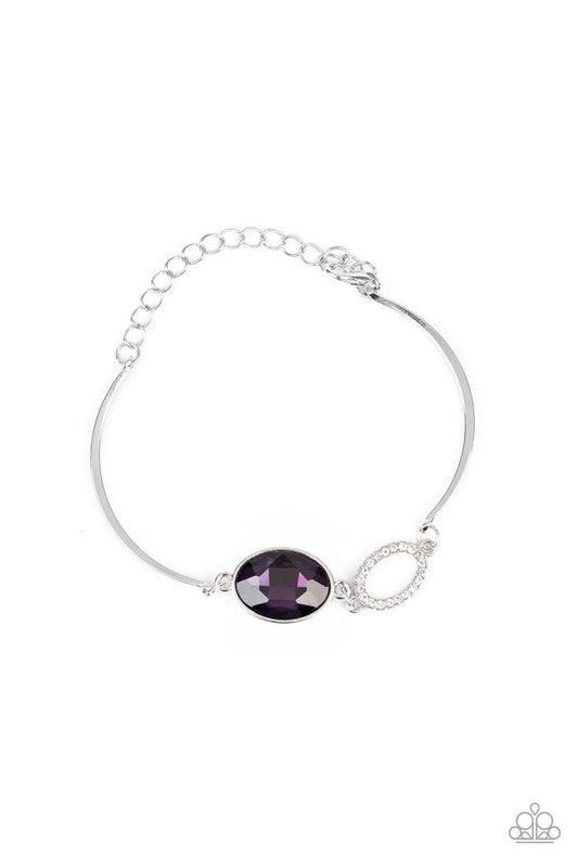 Glamorous Glow - Purple - Paparazzi Bracelet Image