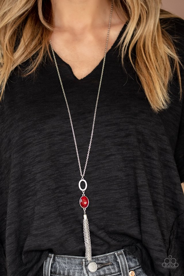 Unstoppable Glamour - Red - Paparazzi Necklace Image