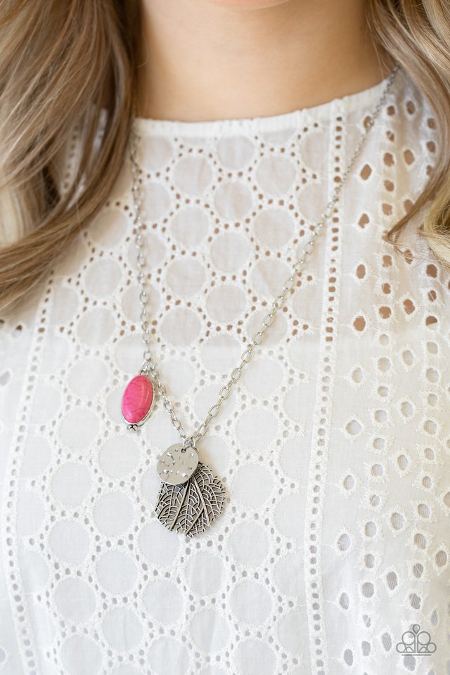 Free-Spirited Forager - Pink - Paparazzi Necklace Image