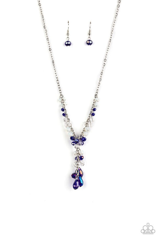 Iridescent Illumination - Blue - Paparazzi Necklace Image
