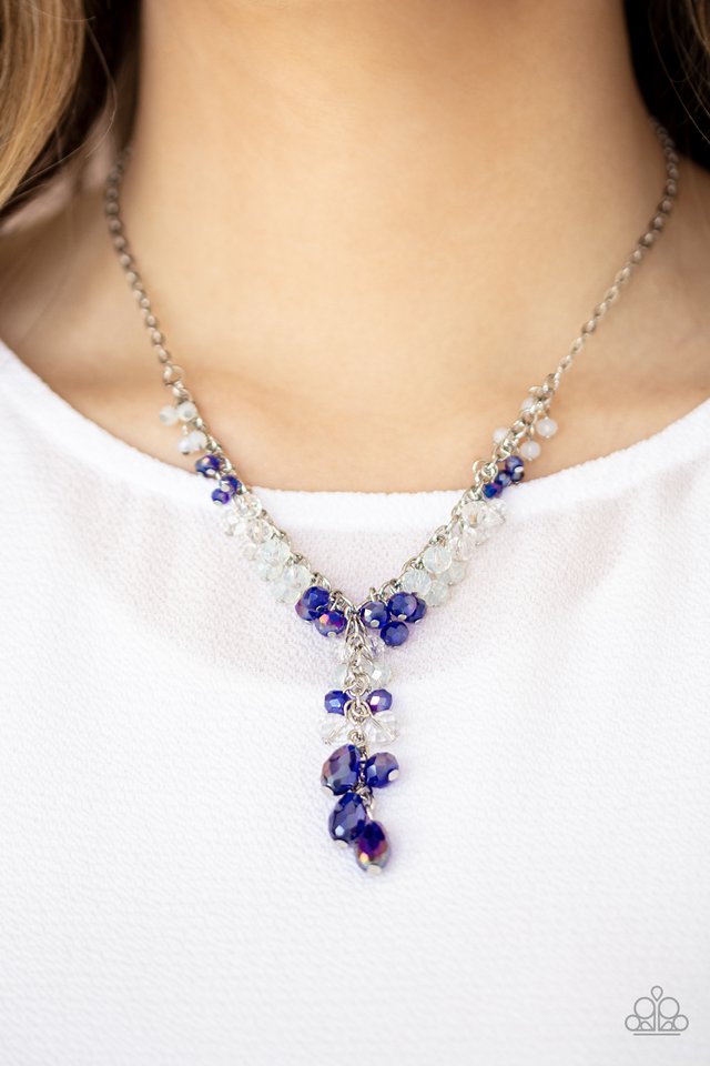 Iridescent Illumination - Blue - Paparazzi Necklace Image
