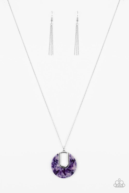 Setting The Fashion - Purple - Paparazzi Necklace Image