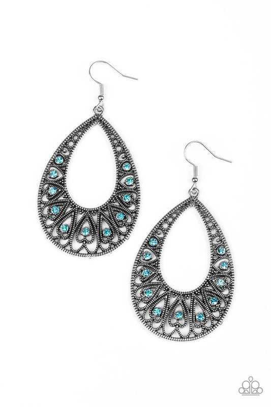 Love To Be Loved - Blue - Paparazzi Earring Image