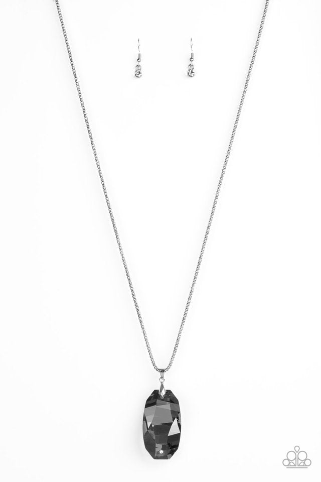 Gemstone Grandeur - Silver - Paparazzi Necklace Image