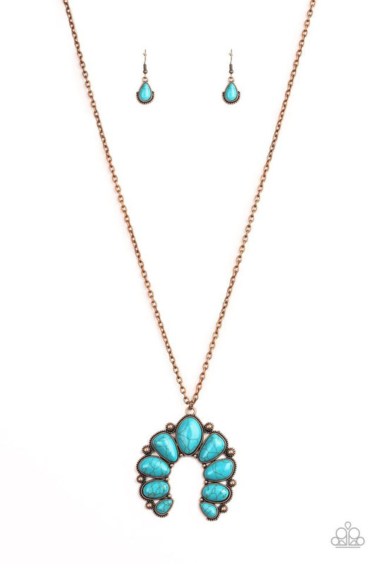 Stone Monument - Copper - Paparazzi Necklace Image