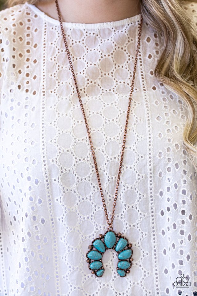 Stone Monument - Copper - Paparazzi Necklace Image