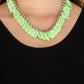Super Bloom - Green - Paparazzi Necklace Image