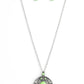 Sunset Sensation - Green - Paparazzi Necklace Image