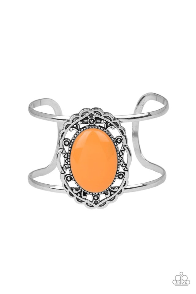 Vibrantly Vibrant - Orange - Paparazzi Bracelet Image