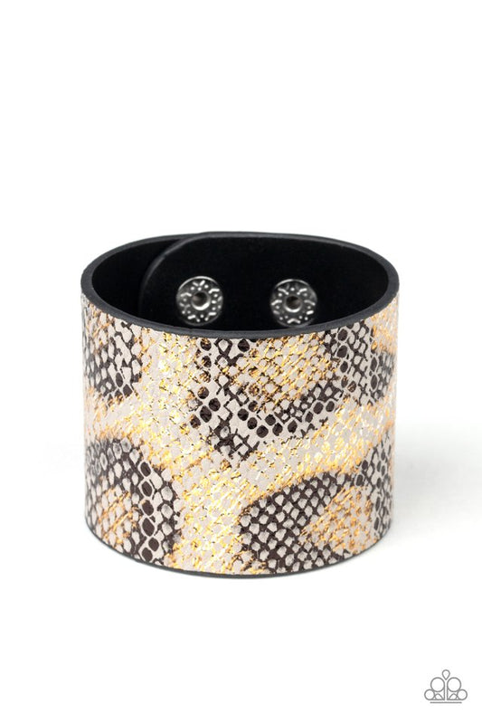 Serpent Shimmer - Silver - Paparazzi Bracelet Image