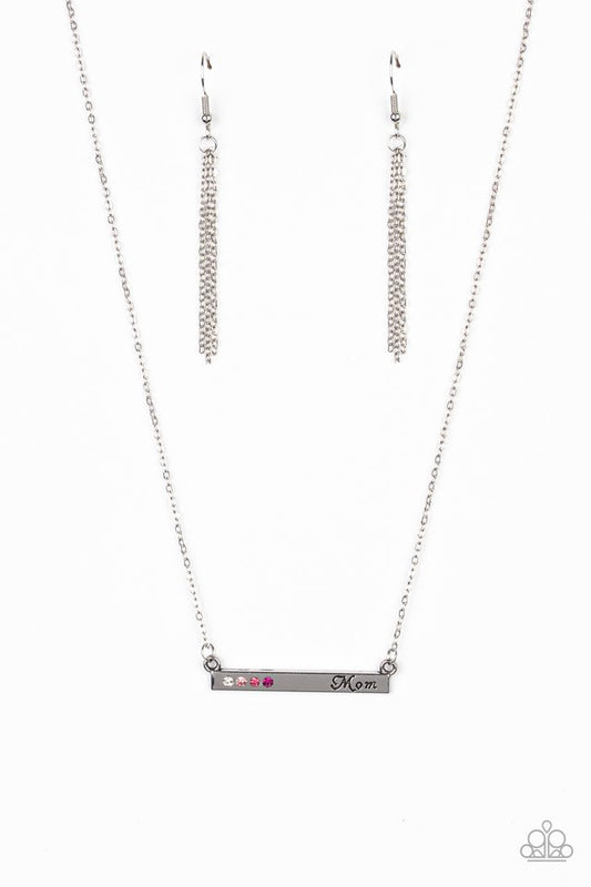 Moms Do It Better - Pink - Paparazzi Necklace Image
