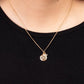 Mom Mode - Gold - Paparazzi Necklace Image