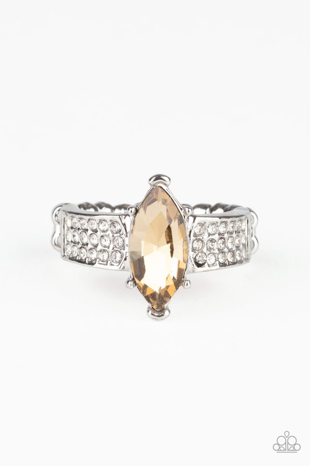 Icy Iridescence - Brown - Paparazzi Ring Image