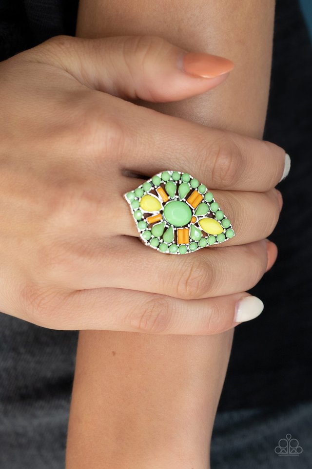 Jungle Jewelry - Green - Paparazzi Ring Image