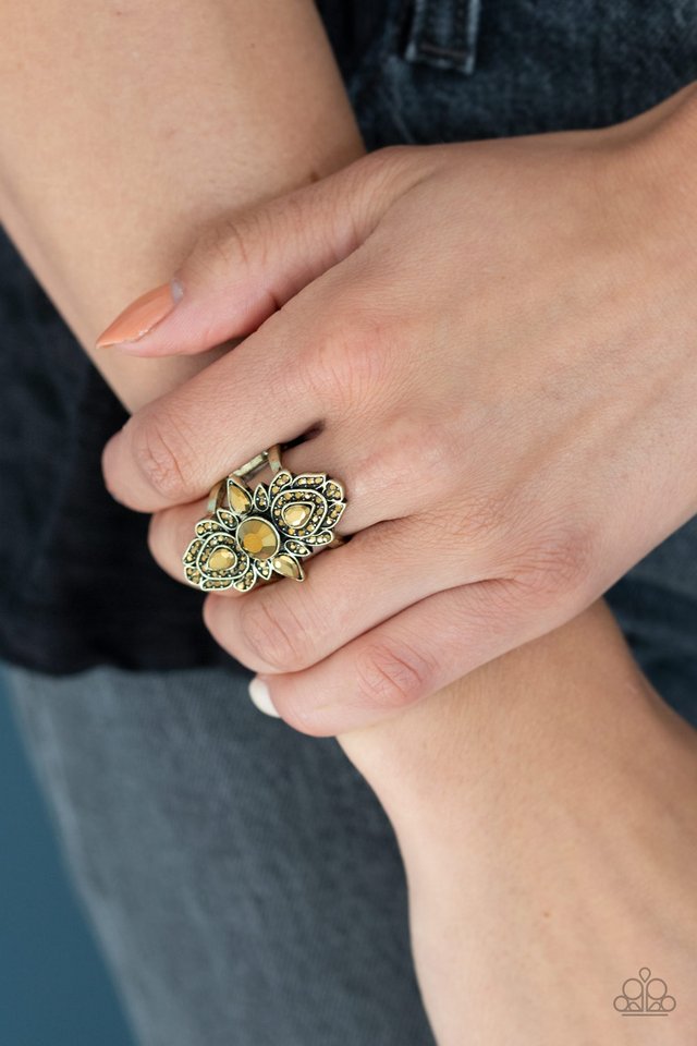 Glam Demand - Brass - Paparazzi Ring Image