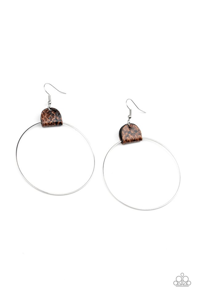 Wild Soul - Brown - Paparazzi Earring Image