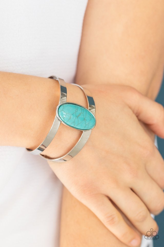 Quarry Queen - Blue - Paparazzi Bracelet Image