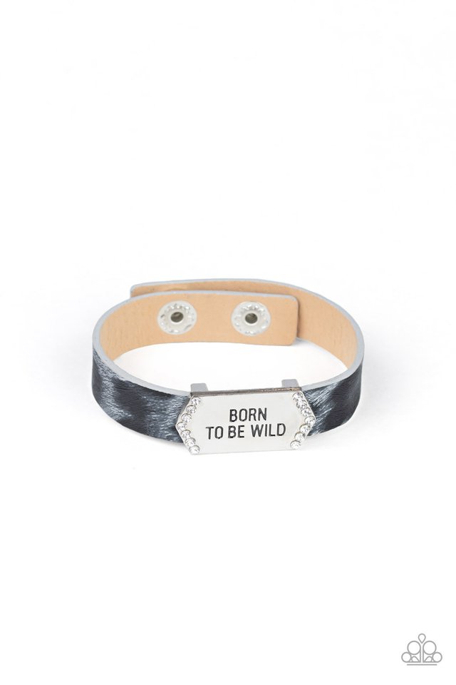 Born To Be Wild - Silver - Paparazzi Bracelet Image