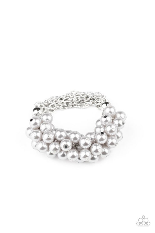 Up Class Clash - Silver - Paparazzi Bracelet Image