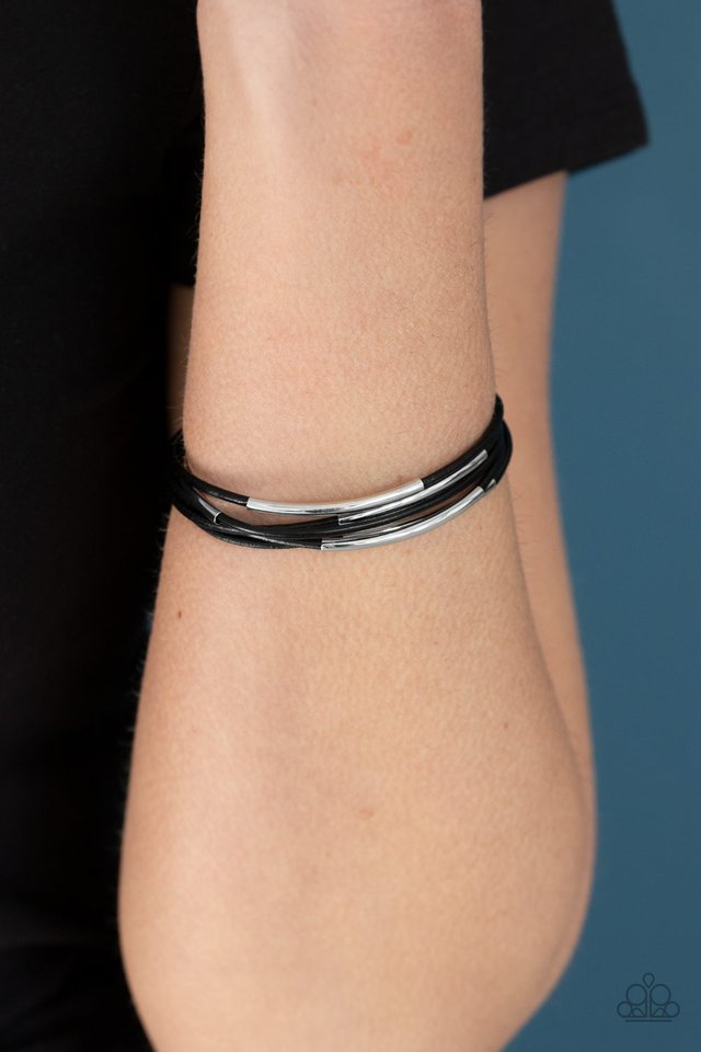 Power CORD - Black - Paparazzi Bracelet Image