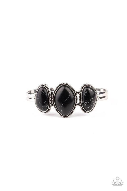 Stone Shrine - Black - Paparazzi Bracelet Image