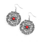 Grove Groove - Red - Paparazzi Earring Image