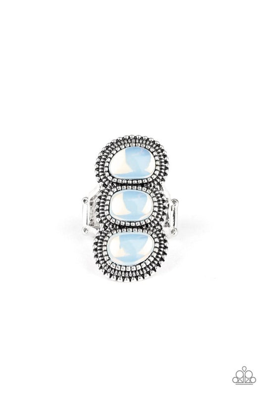 Radiant Rubble - White - Paparazzi Ring Image