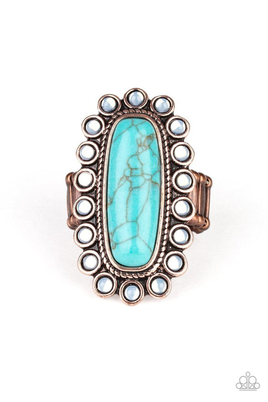 Mystic Oasis - Copper - Paparazzi Ring Image
