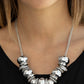 Only The Brave - White - Paparazzi Necklace Image