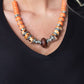 Desert Tranquility - Orange - Paparazzi Necklace Image