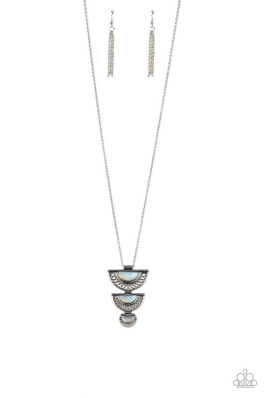 Serene Sheen - White - Paparazzi Necklace Image