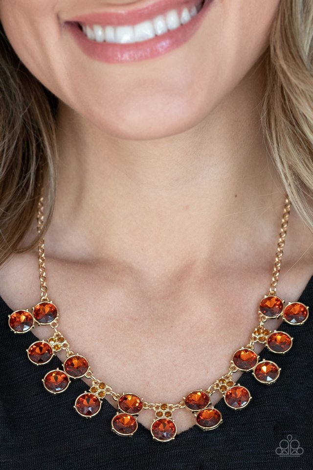 Top Dollar Twinkle - Brown - Paparazzi Necklace Image