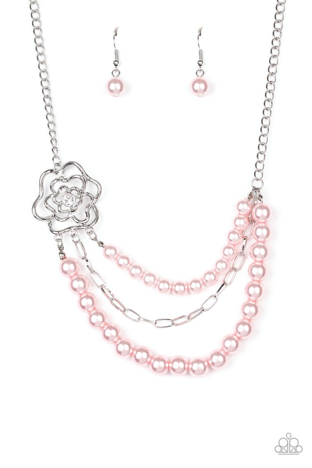 Fabulously Floral - Pink - Paparazzi Necklace Image