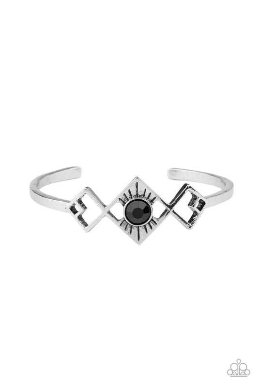 Dainty Deco - Black - Paparazzi Bracelet Image