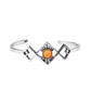 Dainty Deco - Orange - Paparazzi Bracelet Image
