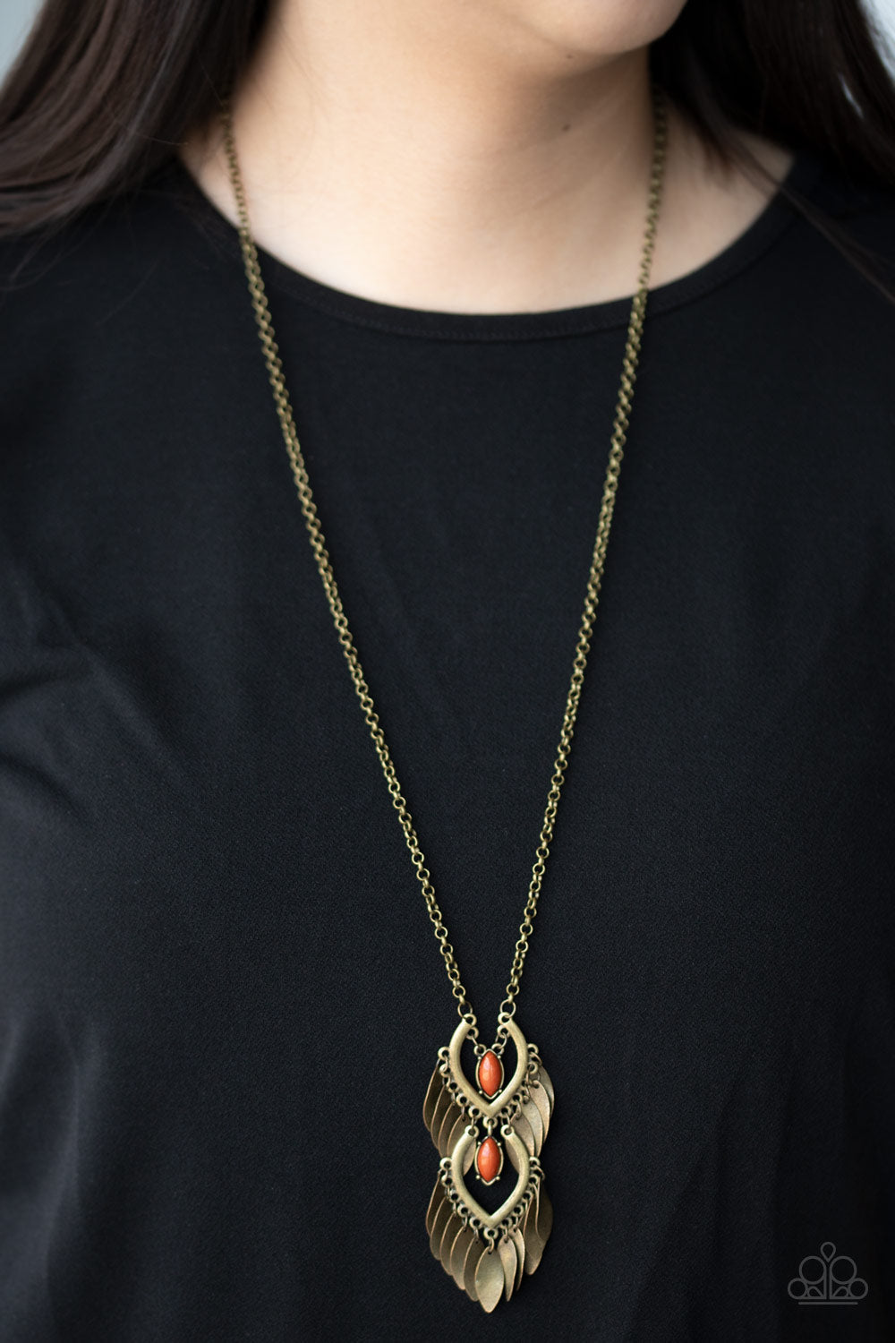 Paparazzi Necklace ~ Summer SOUL-stice - Brown
