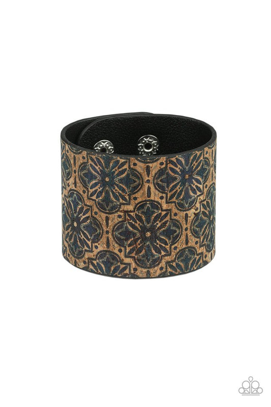 Cork Culture - Blue - Paparazzi Bracelet Image