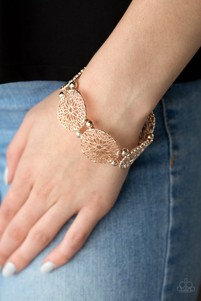 A Good MANDALA Is Hard To Find - Rose Gold - Paparazzi Bracelet Image