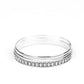 Flawless Flaunter - Silver - Paparazzi Bracelet Image