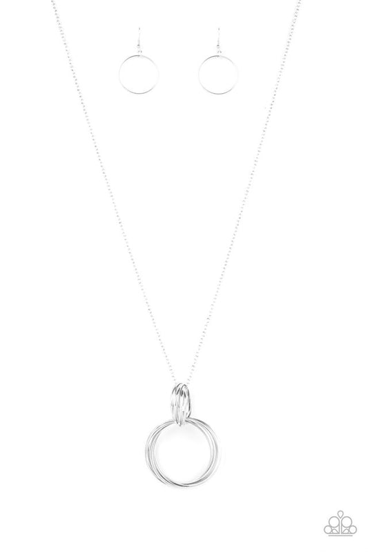 My Ears Are Ringing - Silver - Paparazzi Necklace Image