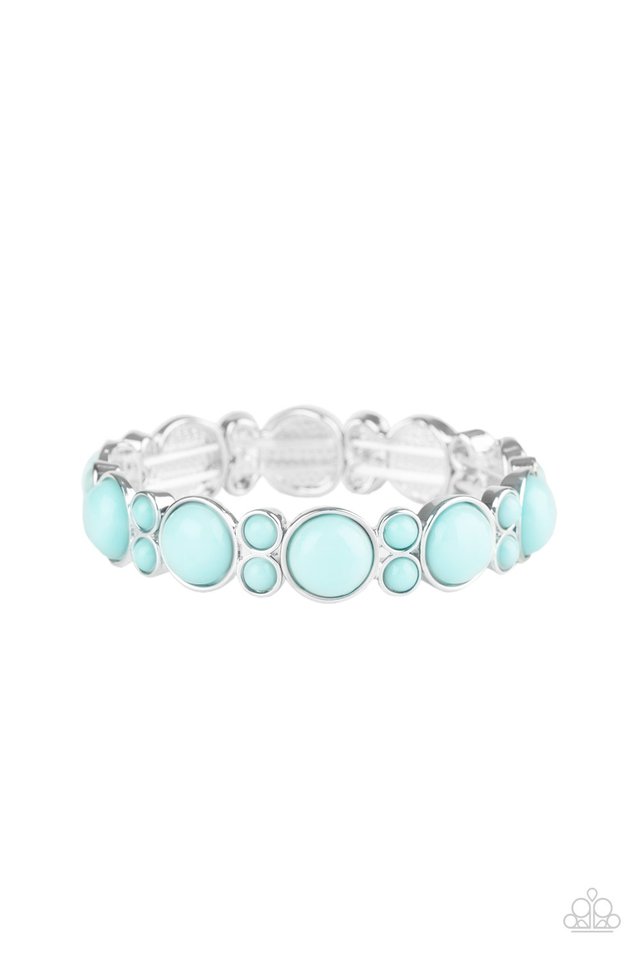 Bubbly Belle - Blue - Paparazzi Bracelet Image