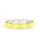 Bubbly Belle - Yellow - Paparazzi Bracelet Image