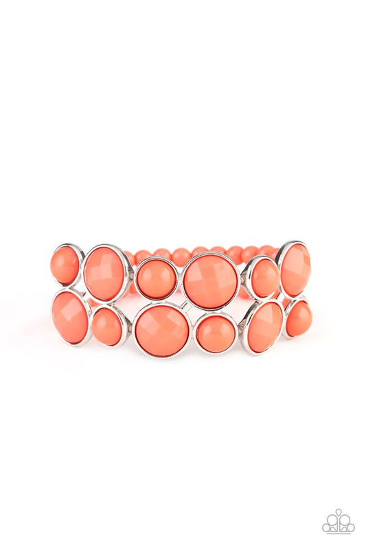 Confection Connection - Orange - Paparazzi Bracelet Image