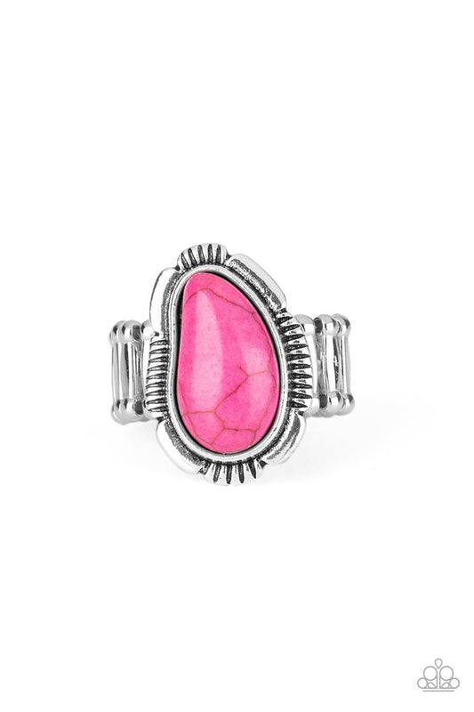Mineral Mood - Pink - Paparazzi Ring Image