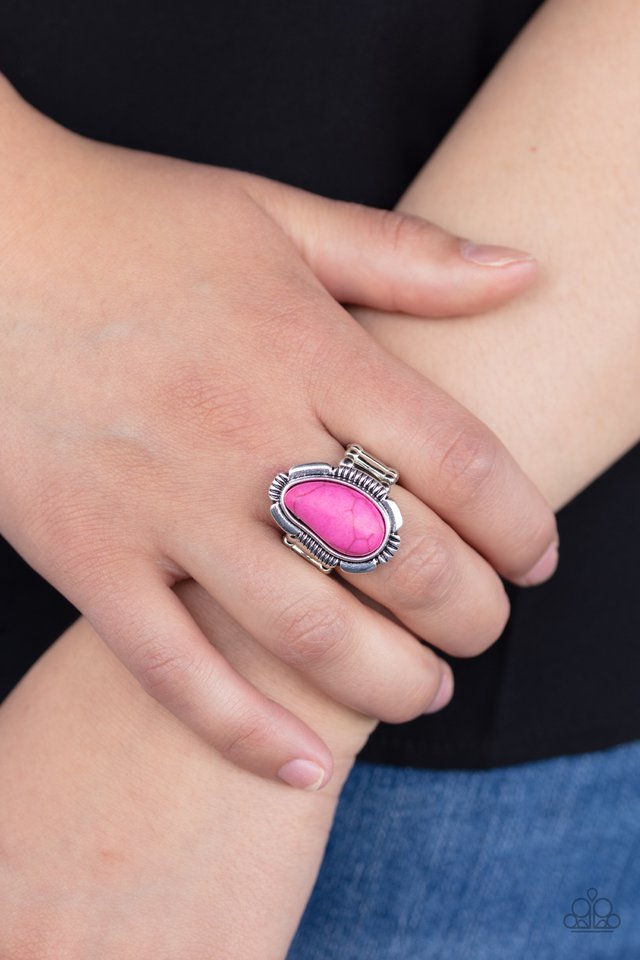 Mineral Mood - Pink - Paparazzi Ring Image