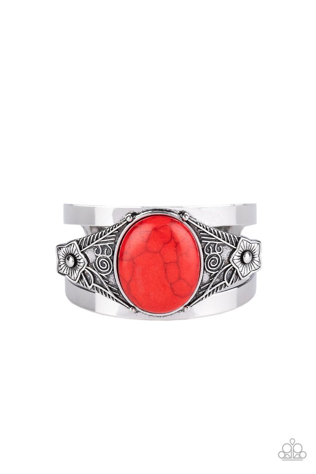 Desert Nature - Red - Paparazzi Bracelet Image