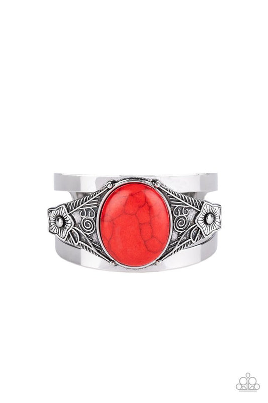 Desert Nature - Red - Paparazzi Bracelet Image