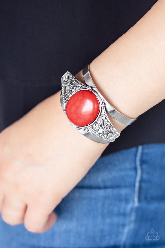 Desert Nature - Red - Paparazzi Bracelet Image