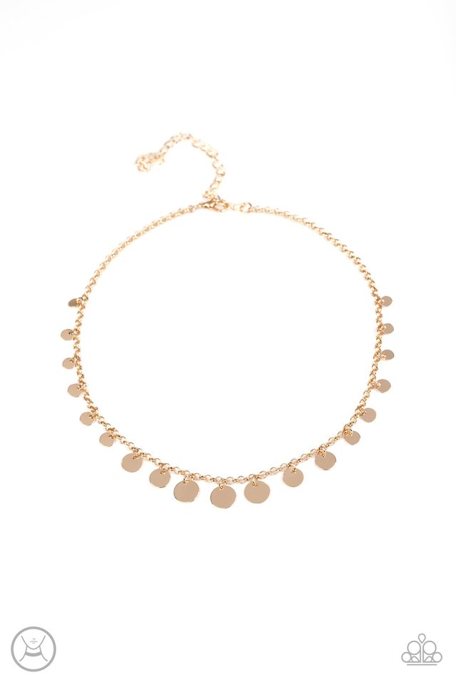 Minimal Magic - Gold - Paparazzi Necklace Image