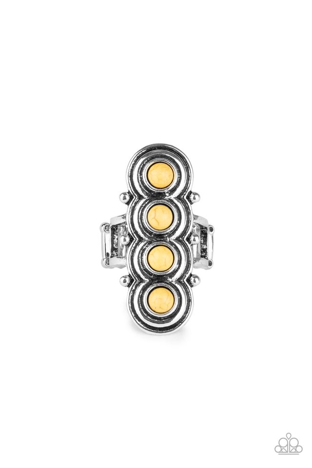 Terra Trinket - Yellow - Paparazzi Ring Image